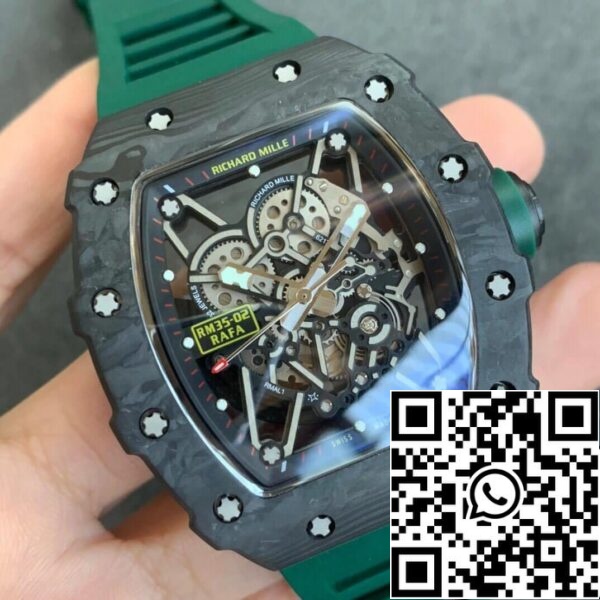 3 37 40a760ef 77fc 45f1 94da 024ec2dbf730 Richard Mille RM035-02 1:1 Best Edition KV Factory V3 Green Strap