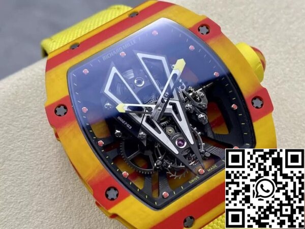 3 37 c79b9ee5 cd47 4b6d 8094 62ad4d803f59 Richard Mille RM27-03 Tourbillon 1:1 Best Edition BBR Factory Yellow Strap