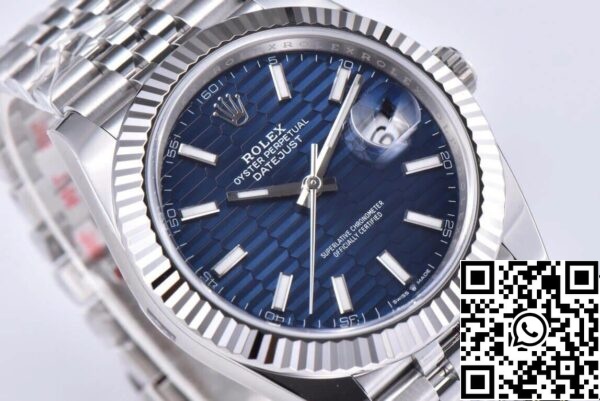 3 38 Rolex Datejust M126234-0049 36MM 1:1 Best Edition Clean Factory Blue Dial Puhdas Factory Blue Dial