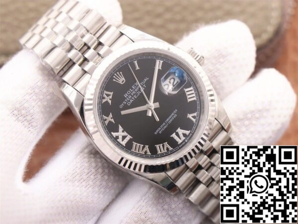 3 39 Rolex Datejust M126233 36MM 1:1 Beste Editie EW Fabriek Zwarte Wijzerplaat