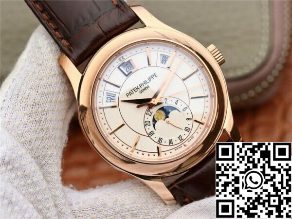 3 39 60568181 550b 4f6e 8dd7 7524d6397ead Patek Philippe Complications 5205R-001 1:1 Best Edition KM Factory Milky White Dial