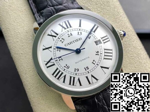 3 39 dee0bd27 6139 448d 976c 66808c98076c RONDE DE CARTIER W6701010 1:1 Best Edition AF Factory White Dial