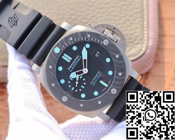 3 3 2d407f26 7488 4838 a9bc 900d96538845 Panerai Submersible PAM00799 1:1 Best Edition VS Factory Esfera Negra