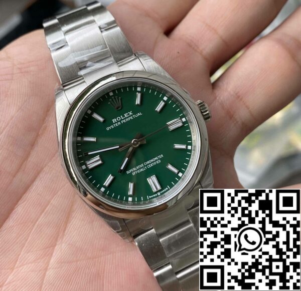 3 40 bda19df7 1523 4108 9301 bfce02ac7dd9 scalato Rolex Oyster Perpetual 41MM M124300-0005 1:1 Best Edition VS Factory Acciaio inossidabile