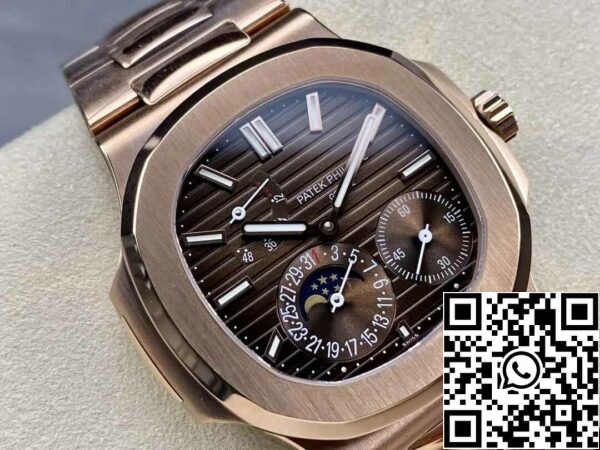 3 42 fd6786ee 3f54 48ca 9bb9 f8451e876b13 Patek Philippe Nautilus 5712/1R-001 1:1 Najlepsza edycja GR Factory Różowe złoto