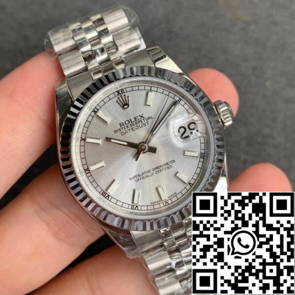 3 43 59ab6739 8e58 4fc5 bd63 6b381187bb5c Rolex Datejust M278274-0012 1:1 Най-добро издание GS Фабрика Сребърен циферблат