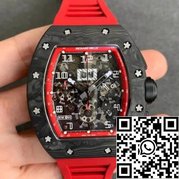 3 43 6fc2d23f 7d16 41c8 aa4e 98616142e96a Richard Mille RM-011 1:1 Best Edition KV Factory V2 Schwarzes geschmiedetes Carbongehäuse