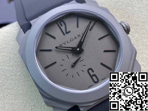 3 43 8c1c0002 e469 4276 a27e 7fa637556e34 Bvlgari Octo Finissimo 1:1 Best Edition BV Factory V2 Cinturino in gomma