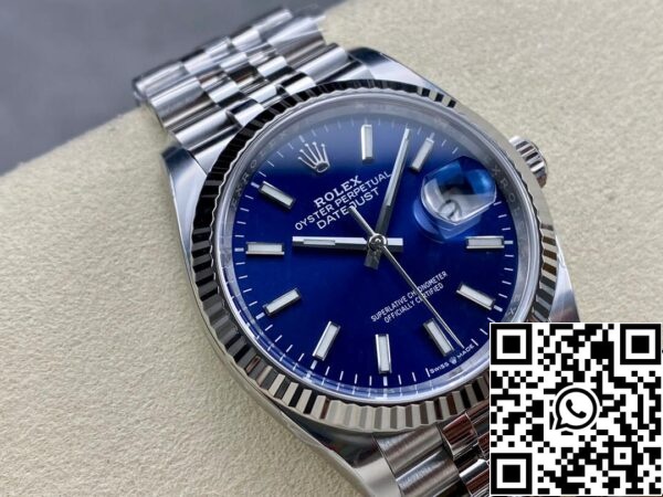 3 44 Rolex Datejust M126234-0017 36MM 1:1 Best Edition Pulito Quadrante Blu di fabbrica