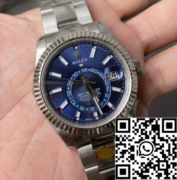 3 44 b3c73742 2a83 4cd7 af70 84cfabc98cb0 skalowany Rolex Sky Dweller M336934-0005 1:1 Best Edition ZF Factory Blue Dial