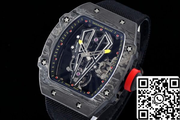 3 45 2248110f ba98 4482 bb30 19f1dcf5d3aa Richard Mille RM27-03 Рафаэль Надаль Турбийон 1:1 Лучшее издание RM Factory Скелетонный циферблат