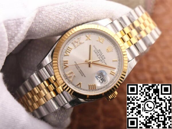 3 45 41082b2c 73ae 44fd a118 9461a860fee6 Rolex Datejust M126233-0031 1:1 Най-добро издание EW Factory Silver Dial