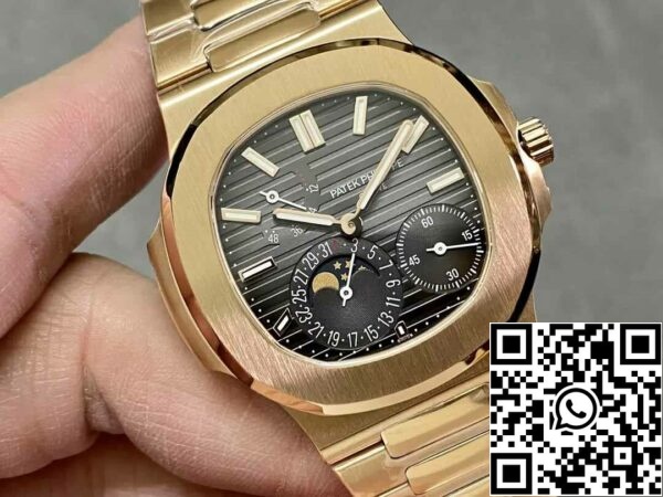 3 46 201d5c89 b3a9 4e57 aacf 754b297cf2ad Patek Philippe Nautilus 5712/1R-001 1:1 Najlepsza edycja PPF Factory V2 Brązowa tarcza