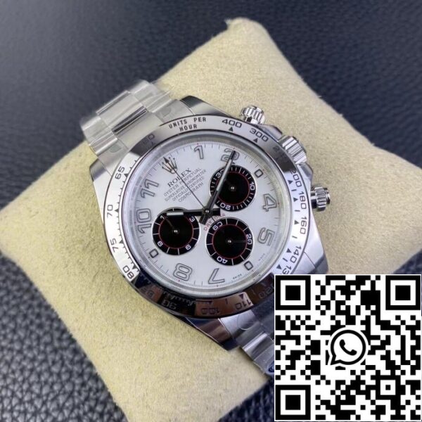 3 47 da00823b 28de 4141 a38d e866f30e6a7b Rolex Cosmograph Daytona 1:1 Best Edition Schone Fabriek V3 Roestvrij Staal Witte Wijzerplaat