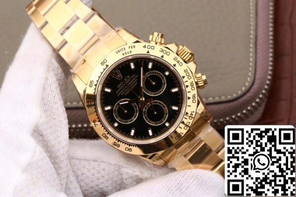 3 47 ed126fc3 08c3 4074 89c8 1c575c9ed1e8 Rolex Daytona Cosmograph M116508-0004 1:1 Best Edition JH Factory Musta Dial