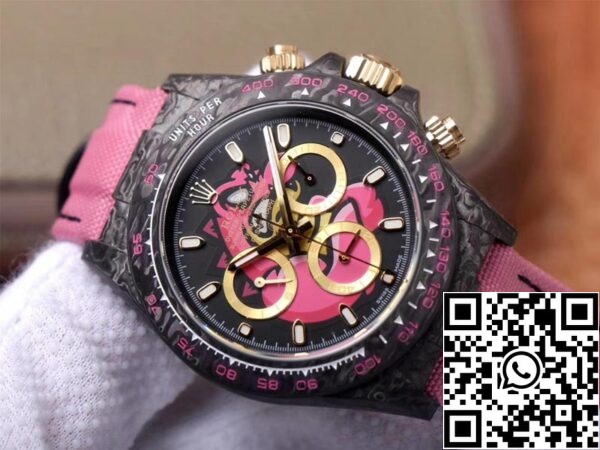 3 48 20f10d3c 4bc8 4221 aba3 b3b9f8e34439 Rolex Daytona Cosmos Pink Exploded Dragon 1:1 Best Edition WWF Factory Zwitserse ETA7750