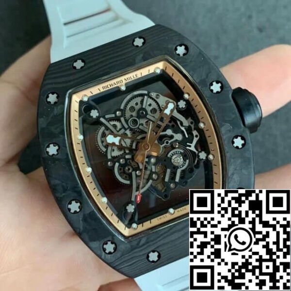 3 48 5979852c cace 4120 84a3 e07de6be0546 Richard Mille RM055 1:1 Meilleure édition KV Factory V2 Cadran squelette