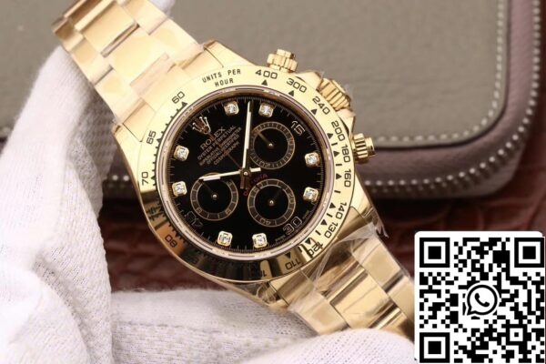 3 48 a59ba9d1 34d0 4c62 ad9b dd545fea94d6 Rolex Daytona Cosmograph M116508-0008 1:1 Best Edition JH Factory Yellow Gold Diamonds Dial