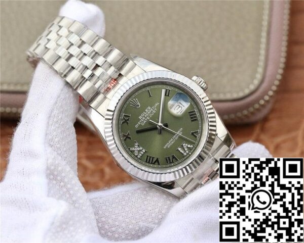 3 49 939886d8 dc2e 4958 8abe 741117e63762 Rolex Datejust 36MM 1:1 Best Edition GM gyári gyémántokkal kirakott számlap