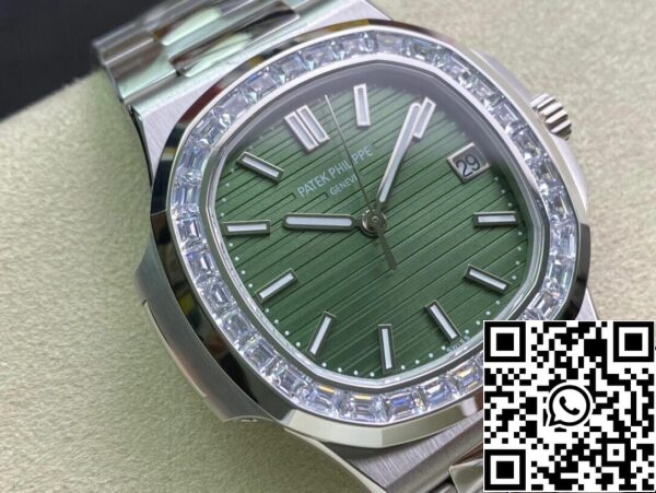 3 4 8eca8b4c 3fd2 4704 a8c9 0b6d9b2f8bf8 Patek Philippe Nautilus 5711/1300A-001 1:1 Beste Editie 3K Fabrieks Groene Wijzerplaat