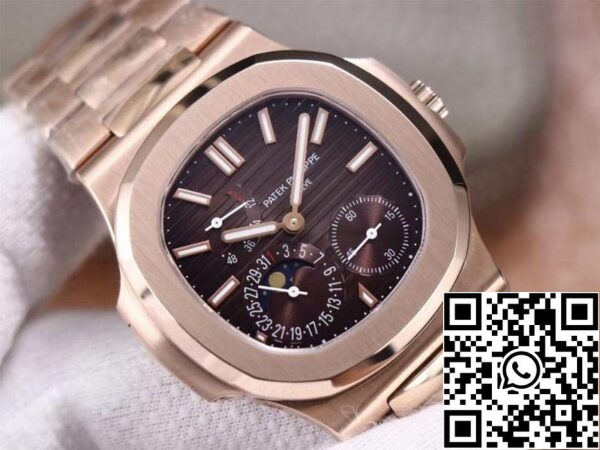 3 4 e4c3d133 88dc 4483 90a7 a1cab8ecb0d7 Patek Philippe Nautilus 5712/1A-001 1:1 Mejor Edición PF Fábrica Oro Rosa Movimiento Suizo