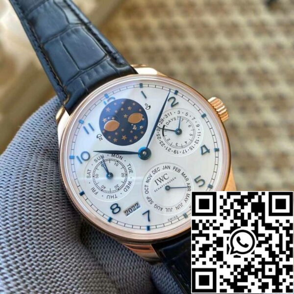 3 50 5cb86d40 4944 4dc9 8c9c 48a0b0301490 IWC Portuguese Perpetual Calendar IW503405 1:1 Best Edition APS Factory White Dial