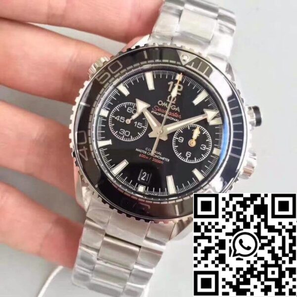 3 517 Omega Seamaster Planet Ocean 232.30.46.51.01.001 OM Factory 1:1 Best Edition Suizo ETA7750 Esfera Negra