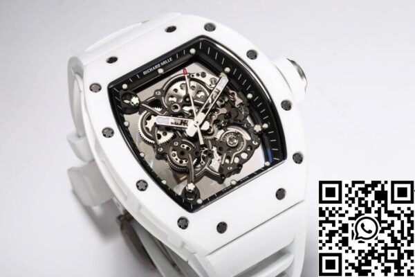 3 51 383701ec 4376 4cb6 873d 6901f22d5f46 Richard Mille RM-055 1:1 베스트 에디션 BBR Factory V2 화이트 세라믹 케이스