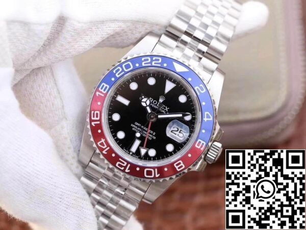 3 51 83b7a02d 03d9 4190 b930 0d886c7aca60 Rolex GMT-Master II 126710BLRO GM Factory 1:1 Best Edition Swiss ETA2836 Black Dial