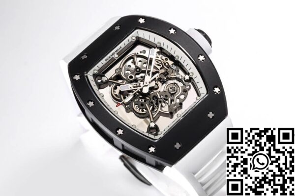 3 51 b2fa61b1 6f8b 4e21 aad0 57a0717680a4 Richard Mille RM-055 1:1 Najlepsza edycja BBR Factory Gumowy pasek