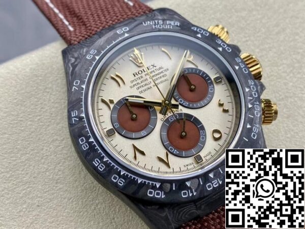 3 52 042b9800 84cd 4b89 bae5 b9681ab8d8fd Rolex Daytona Cosmograph Diw Потребителска версия 1: 1 Най-доброто издание Noob Factory Кафява каишка