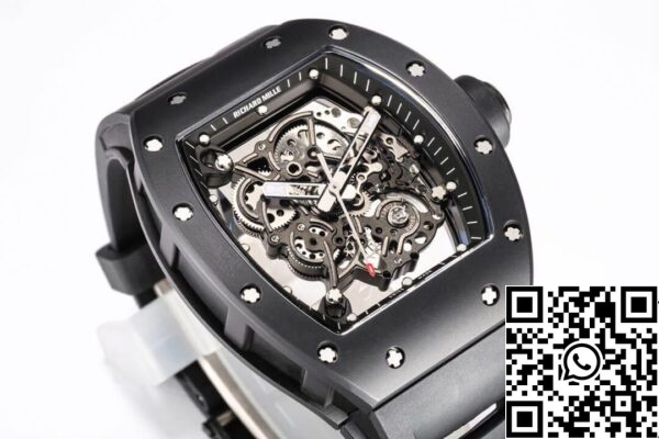 3 52 31a017c0 3acd 4a36 876f 6ae42e7e62bb Richard Mille RM-055 1:1 Best Edition BBR Factory V2 fekete kerámia tok