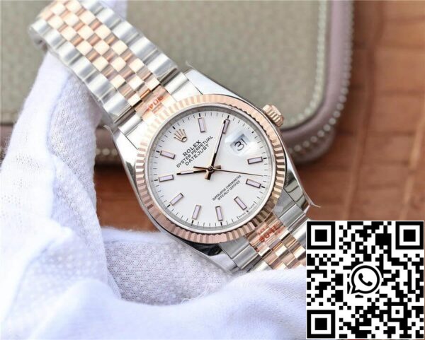 3 52 33202be8 42d0 4e72 9a12 405f9611fa84 Rolex Datejust M126231-0017 36MM 1:1 Best Edition GM Factory White Dial