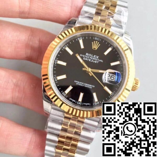 3 53 4269efb4 16ac 4f7f a290 94fdad398561 Rolex Datejust II 41mm 126333 EW Factory moški ure 1: 1 Najboljša izdaja švicarski ETA3235 črna izbira