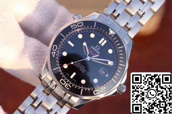 3 547 Omega Seamaster Diver 300m 212.30.41.20.01.003 MKS Factory Relojes Mecánicos 1:1 Mejor Edición Suizo ETA2824 Esfera Negra