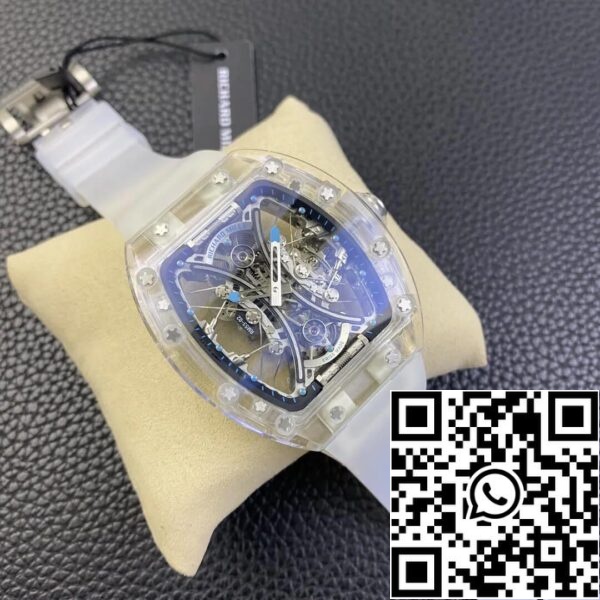 3 54 3 54 6f 6f306251 38ed 4425 b594 70bc67d0f240 ريتشارد ميل RM053-02 1:1 أفضل إصدار RM Factory Transparent Tourbillon Skeleton Dial