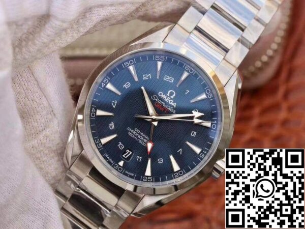 3 551 Omega Seamaster Aqua Terra 231.10.43.22.03.001 VS tehdas 1:1 Best Edition Sveitsin ETA8605 Sininen kuvioitu kellotaulu kellotaulu