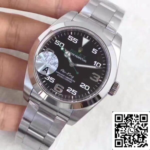 3 55 33bbf3e7 f7ed 446a 9c01 32b73a039282 Rolex Air-King 116900 JF Factory 1:1 Best Edition Swiss ETA3131 Black Dial