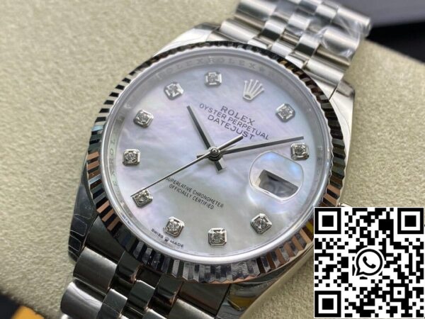 3 55 e015ef9e 4806 4e3d 9ff7 e5a094c36160 Rolex Datejust 178384-NG-63160 31MM 1:1 Best Edition EW Factory Silbernes weißes Zifferblatt