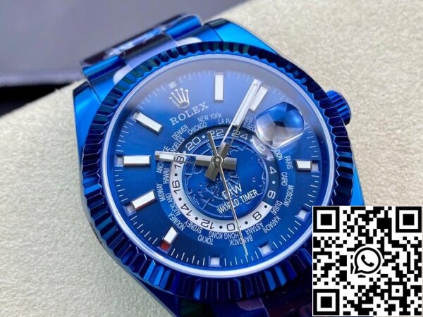 3 56 06e1e1bb be47 4819 9040 ad265c1e367e Rolex Sky Dweller 40MM WWF Factory DIW Blue Dial Paras 1:1 Edition WWF Factory