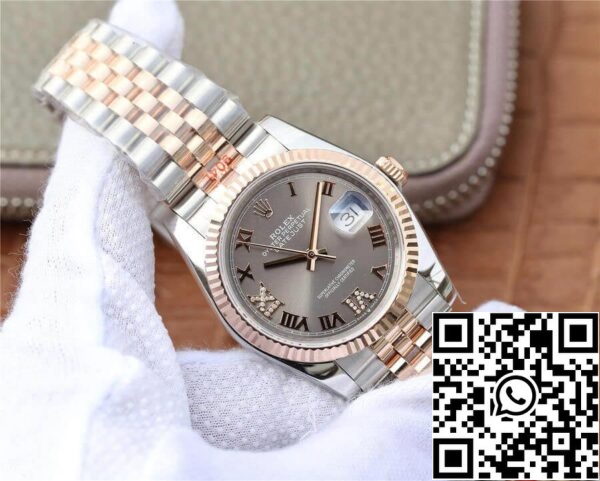 3 56 34371b0f b298 468f 978d 7b02617855ca Rolex Datejust M126231-0023 36MM 1:1 Best Edition GM Factory Grey Dial