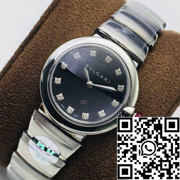 3 56 8c8db4e6 f2d8 46c0 a11d ff67b3e67f9b Bvlgari LVCEA 1:1 Best Edition BV Factory rustfrit stål sort urskive