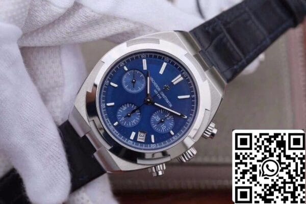 3 575 Vacheron Constantin Overseas 5500V/110A-B148 8F Factory 1:1 Best Edition svájci ETA7750 kék számlapos ETA7750 gyári 1:1 Best Edition