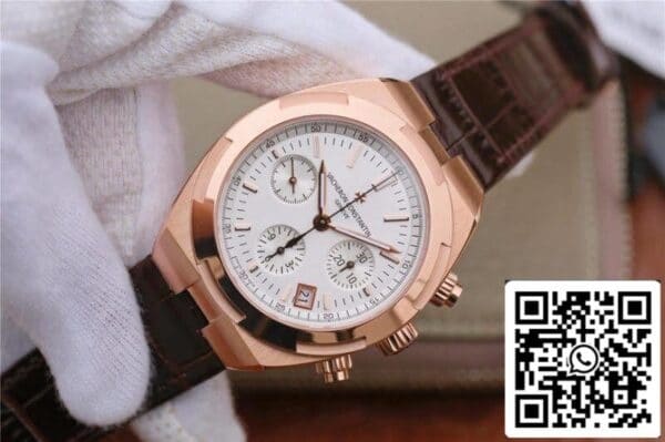 3 576 Vacheron Constantin Overseas 5500V/000R-B074 8F Фабрика 1:1 Най-доброто издание на швейцарската ETA7750 Silver Dial