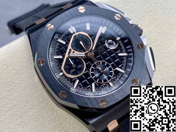 3 57 5b173dea 07e7 4bdc 892b 3dd16412d8d8 Audemars Piguet Royal Oak Offshore 26405CE.OO.A002CA.99.99 1:1 Best Edition APF Factory Svart urtavla