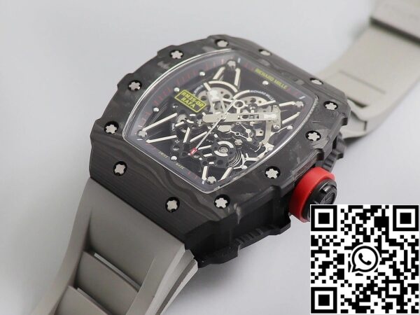 3 57 b5176126 a6c9 412d 8c77 e251fef395dd Richard Mille RM035 1:1 Best Edition KV Factory V3 Fekete szénszálas tok Fekete szénszálas tok