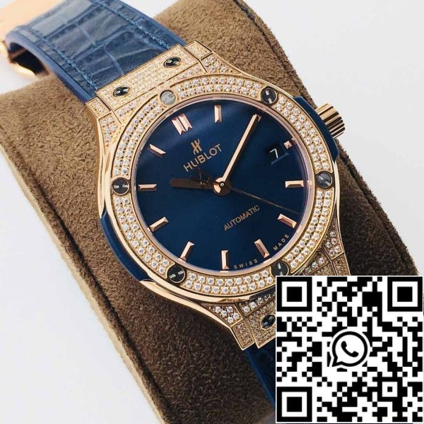 3 58 10acf5b4 fe31 4ad8 923c 5145d9314ee0 Hublot Classic Fusion 38MM 1:1 Best Edition HB gyári gyémánt tok 1:1 gyémánt tok