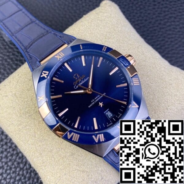 3 58 47b29cc5 22d9 485d 857c a4052e534ed7 SBF Omega Constellation 131.23.41.21.03.001 1:1 Best Edition VS Factory Blue Dial