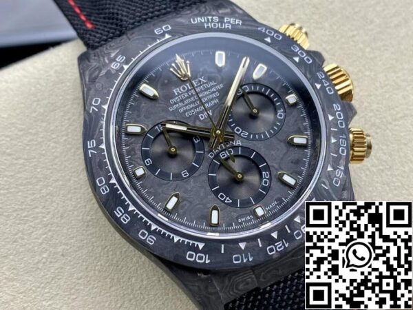 3 58 a4acf493 ddfa 4c36 a7c2 ac4026c3fe33 Rolex Daytona Cosmograph 1:1 Meilleure édition Diw Version personnalisée en fibre de carbone