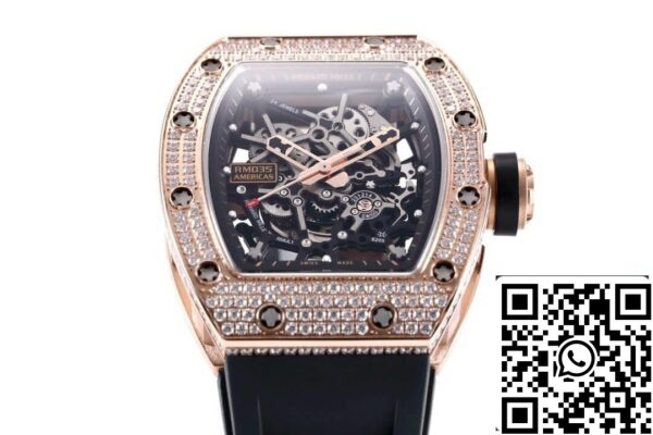 3 58 aa2600d2 6c25 4135 a719 93848e030031 Richard Mille RM035 Amerika 1:1 Beste Editie KV Fabriek Diamantkast